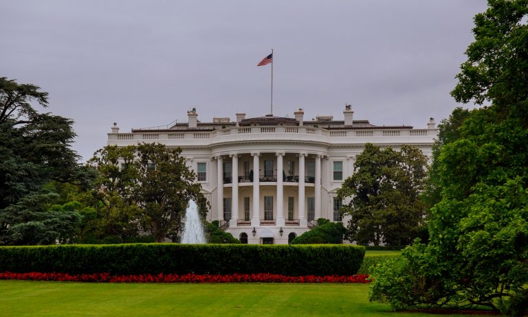 The White House in Washington DC, is the home President of the United States of America
